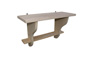 Mensola da bagno/cucina con sotto mensola in legno